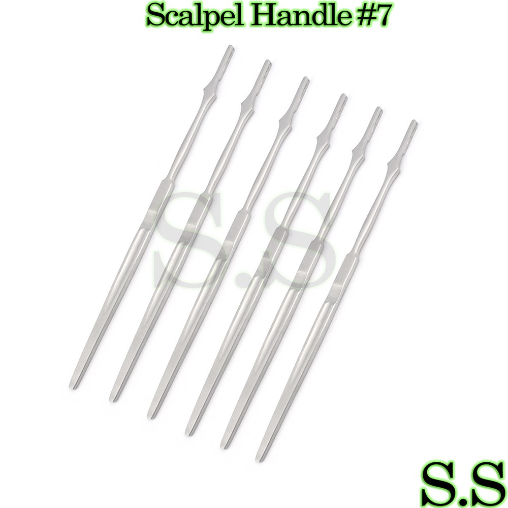 6 SCALPEL KNIFE HANDLE #7 SURGICAL INSTRUMENTS