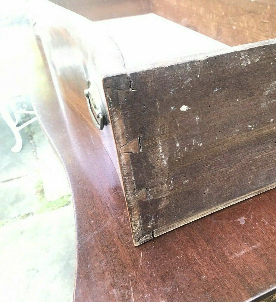 VINTAGE ANTIQUE INLAY MAHOGANY SIDEBOARD SERVER