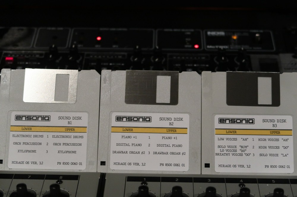 Ensoniq Mirage Complete 30 Disk Set - Factory Library Disk A1-C10