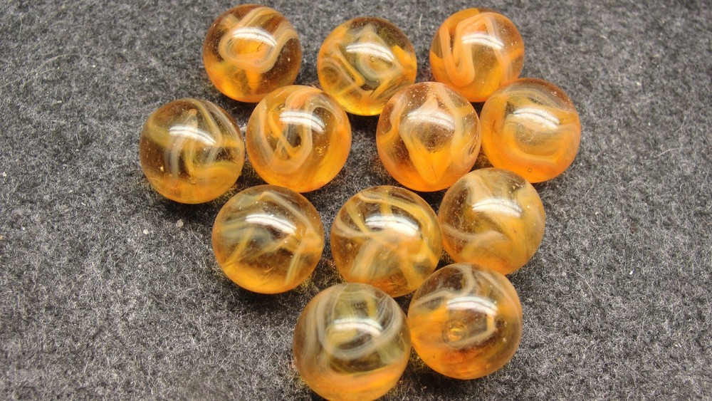 1 dozen Mint Champion marbles m28c
