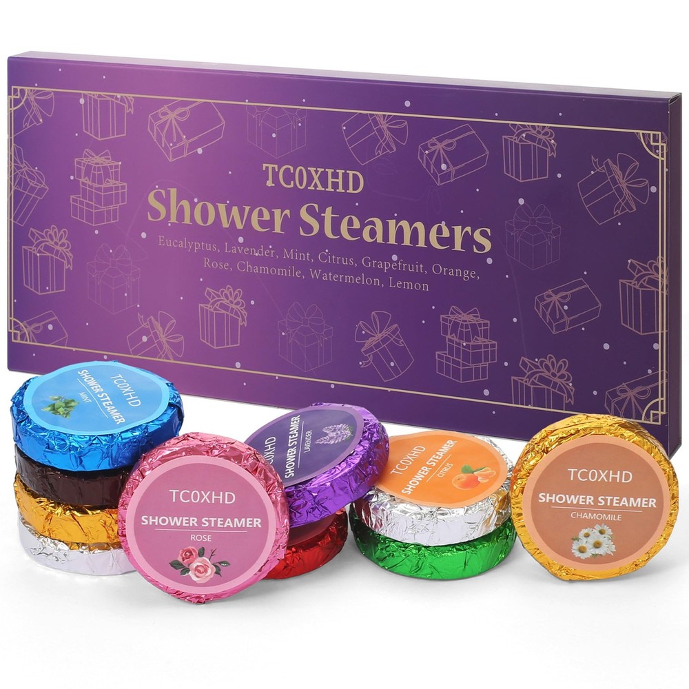 Shower Steamer - Aromatherapy Shower Steamer Tablets with Pure Essential Oils...
