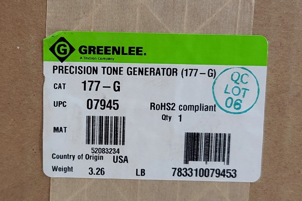 Greenlee 177-G Precision Tone Generator