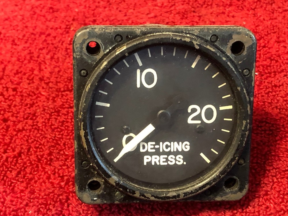 SMS INSTRUMENTS 2 1/4" DE-ICING PRESSURE INDICATOR P/N 401-2-0001-1