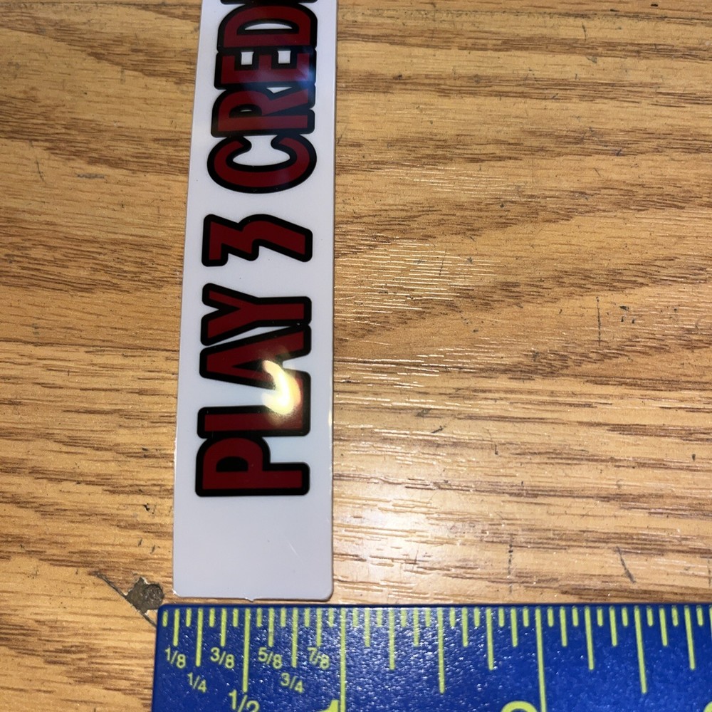 IGT Play 3 Credits Reel Glass Insert/BA
