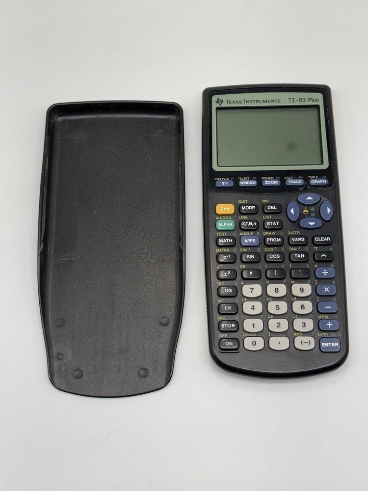 Texas Instruments TI-83 Plus Graphing Calculator w/ Protective Case | TESTED