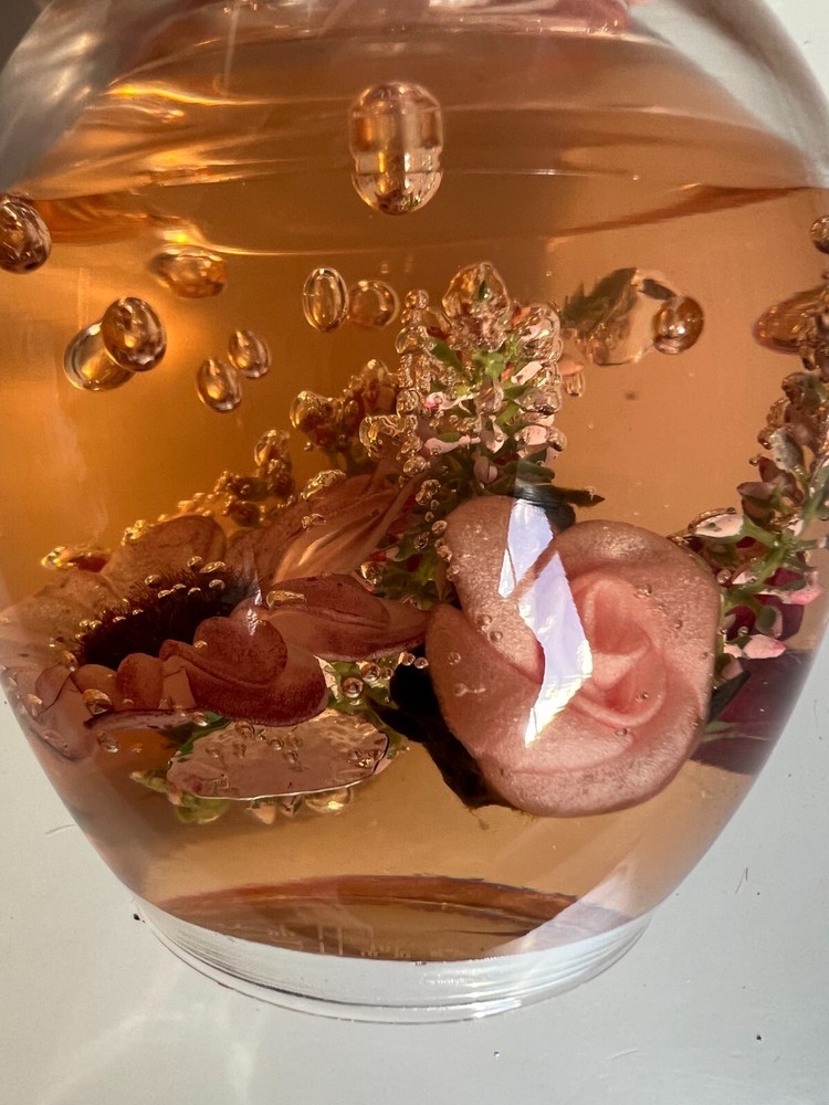 Handmade - Dreamlight Germany Pink Flower Tea Light Holder