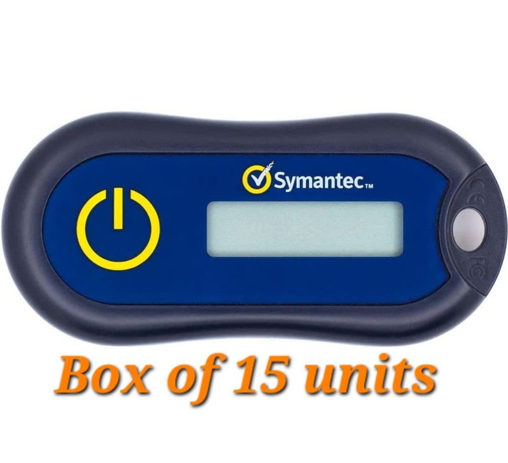 Symantec VIP Hardware Authenticator – OTP One Time Password Display Token 15 Pcs