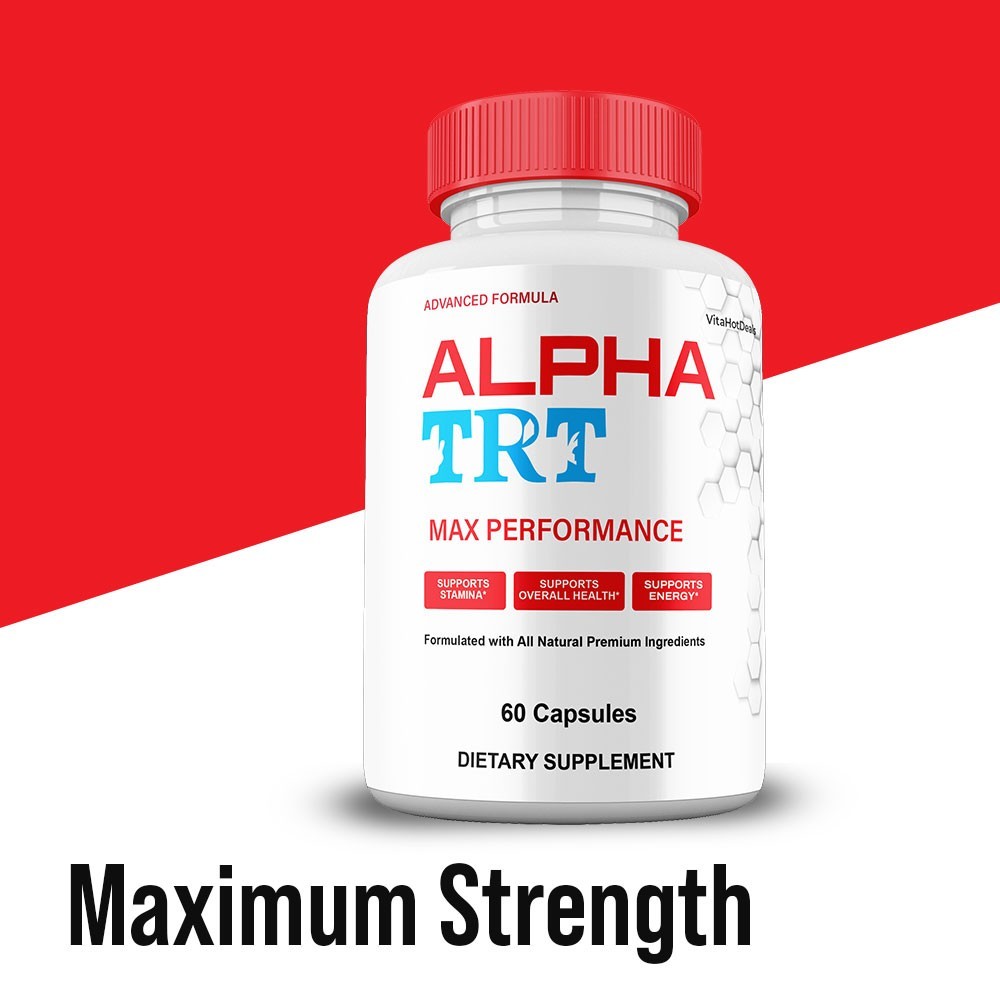 Alpha TRT Capsules for Men, Maximum Strength Formula, AlphaTRT (3 Pack)