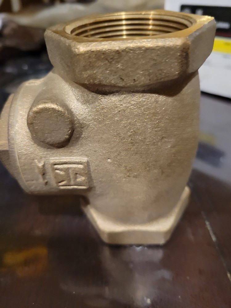 1 1/2 Brass Swing Check Valve