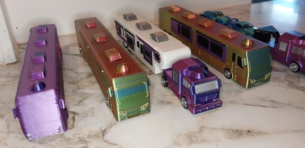 1/64-scale RV Coach Vehicles various