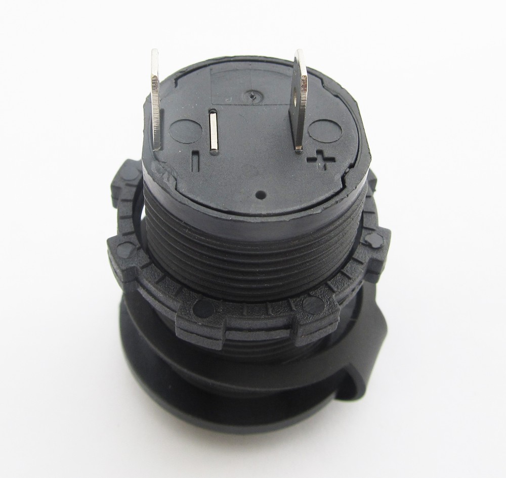 1pc 12V Power Outlet Waterproof Marine Motorcycle Cigarette Lighter Socket