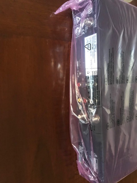 Cisco D9865-H AFN decoder satellite receiver New with cables & remote control