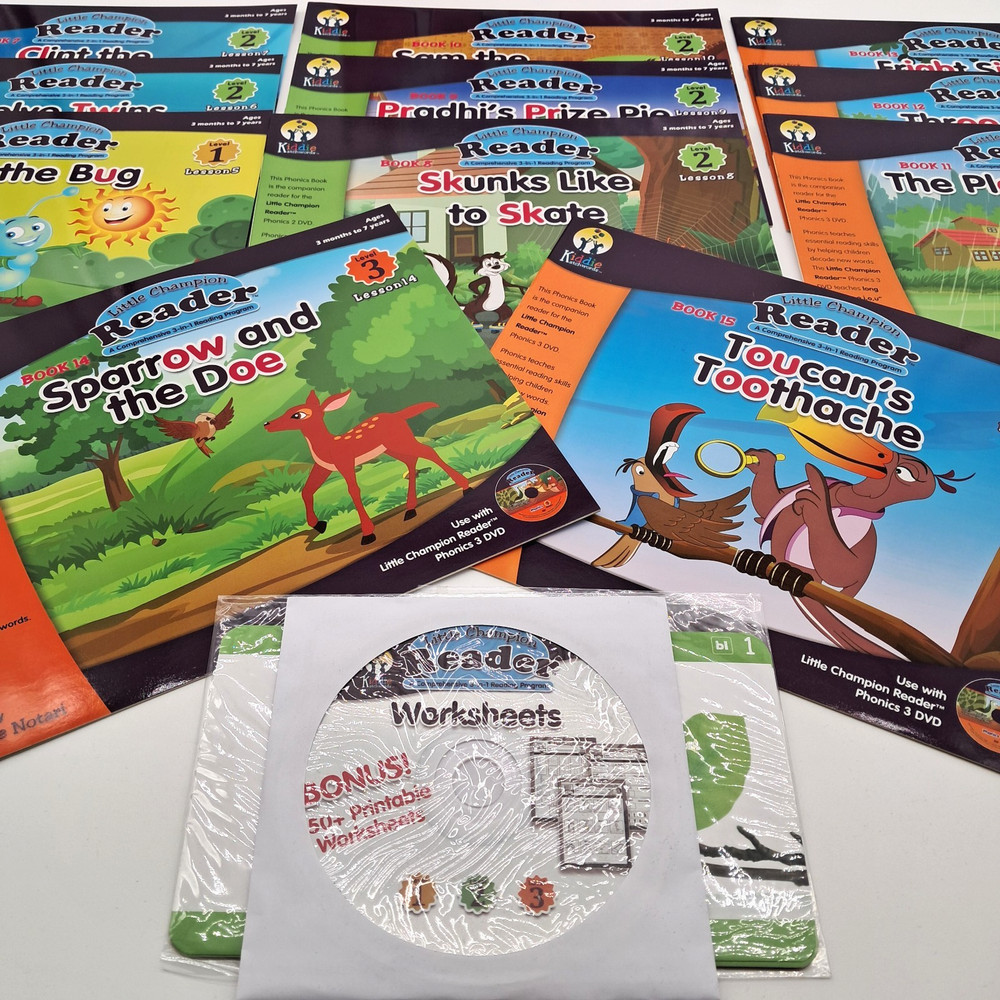 LOT Little Champion Reader Comprehensive Reading Program Homeschool Misc Items