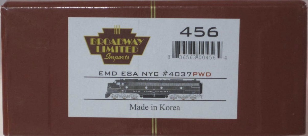Broadway Limited EMD E8A NYC #4037 - HO Scale