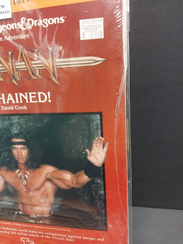 HIGH GRADE - RARE - VINTAGE - CB1 Conan Unchained D&D 9123 MODULE