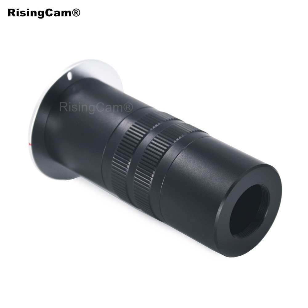 Focusable F mount to C mount microscope adapter compatible for Nikon DSLR Camera