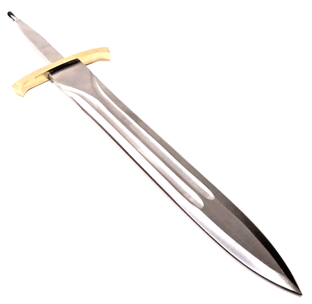 15.5" Full Tang Blank Custom Knife Making Double Edge Sword Dagger Combat Blade