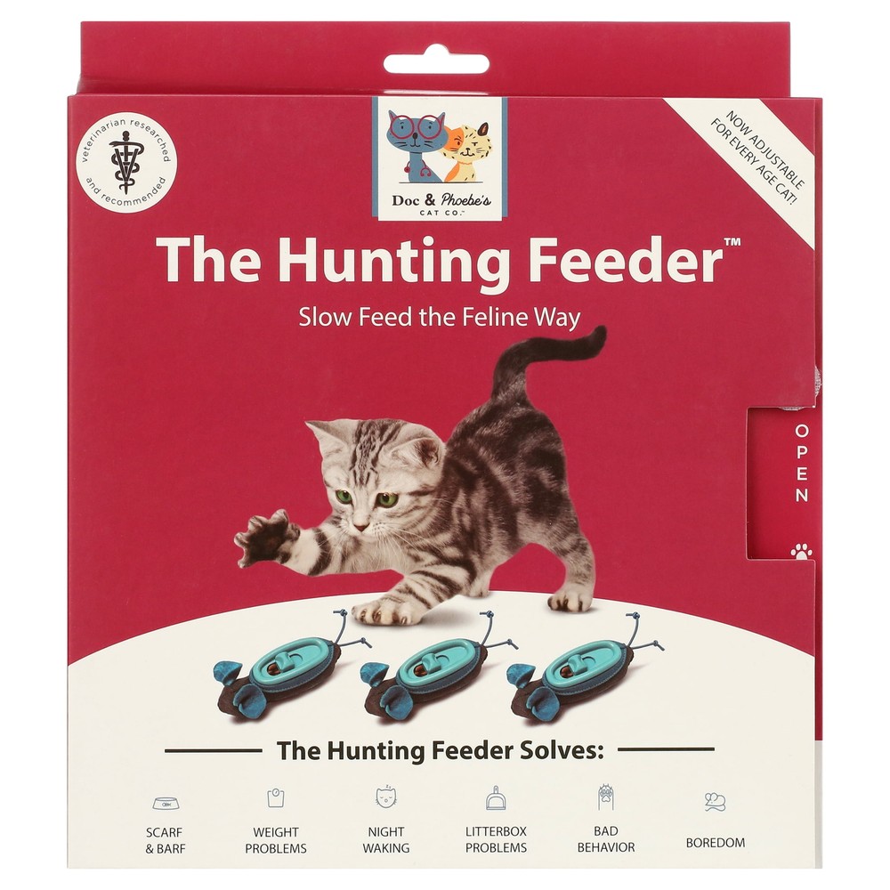 Phoebe's Indoor Hunting Cat Feeder