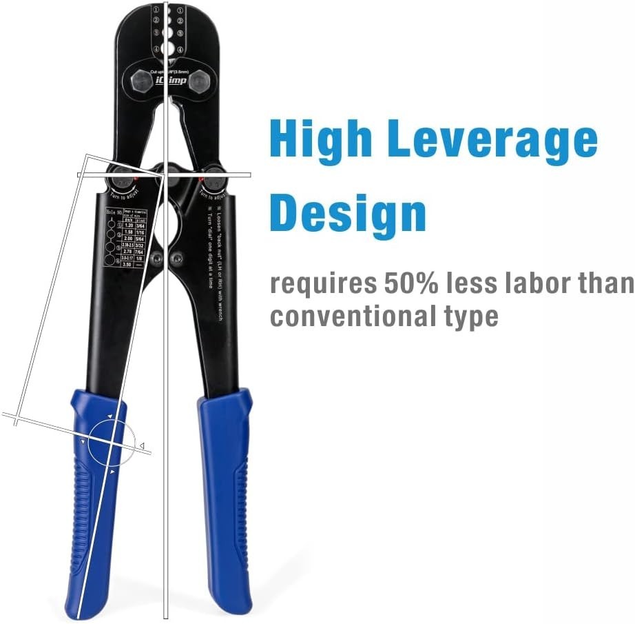 iCrimp Professional Swaging Tool for Secure Wire Rope Connections