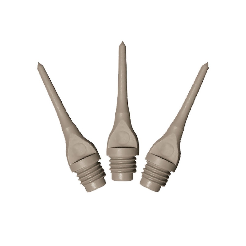 500 Gray Dart Replacement Soft Tips - 1/4"