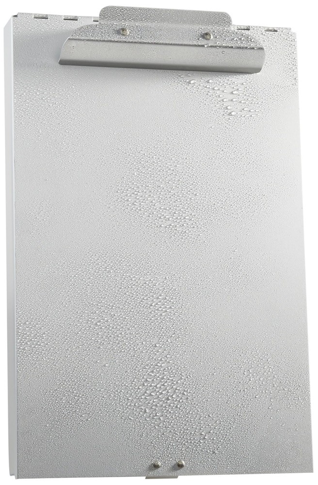 Basics Metal Clipboard With 2 Compartments And Interior 250 She