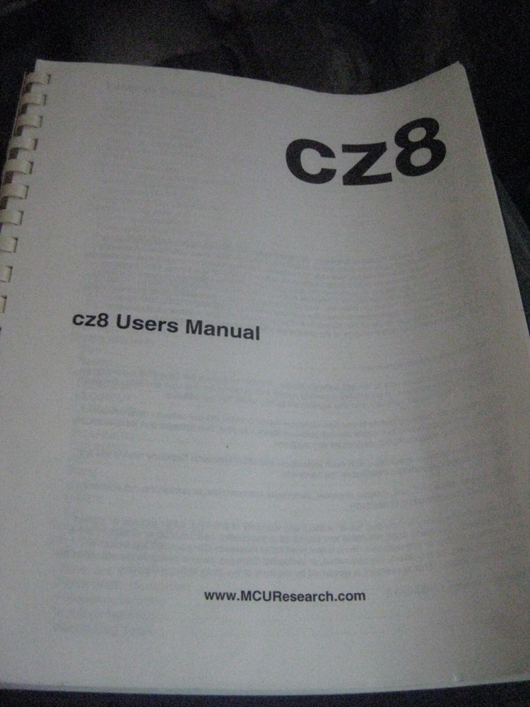 Zilog CZ8 Users Manual 2004 - 142 pages