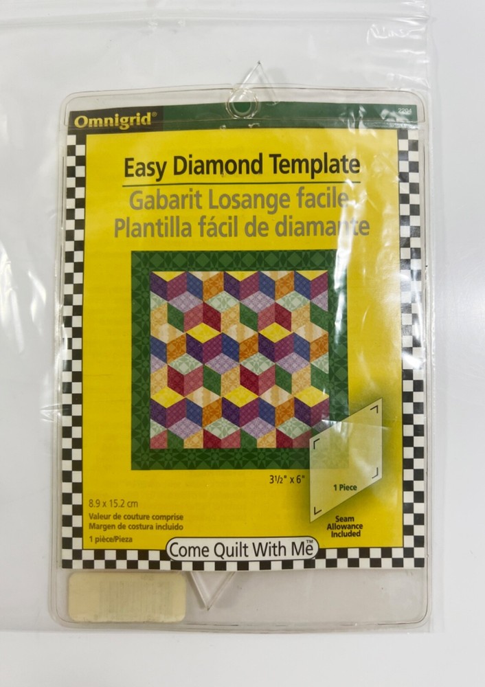Omnigrid Diamond Template -1 Piece- Model #2204