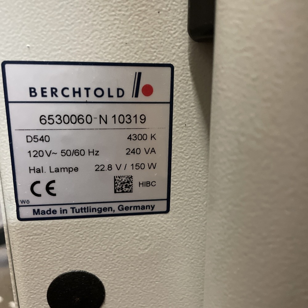 Berchtold Chromophare D540 Surgical Light Features
