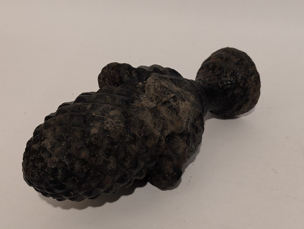 V8ntage Cast Iron Pineapple Finial Antique Post Top