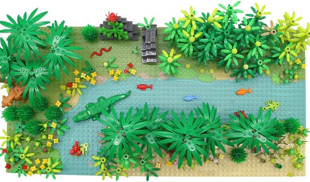 Jungle Trees Building Blocks - 582 Pieces