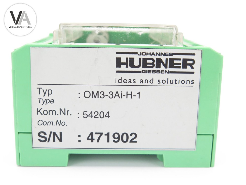 Hübner pulse distributor encoder pulse distribution OM33AiH1, OM 3-3Ai-H-1 / 54204