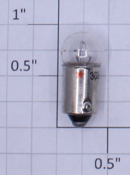Lionel 363 14-Volt Bayonet Base Clear Small Globe Extra Bright Light Bulb (1)