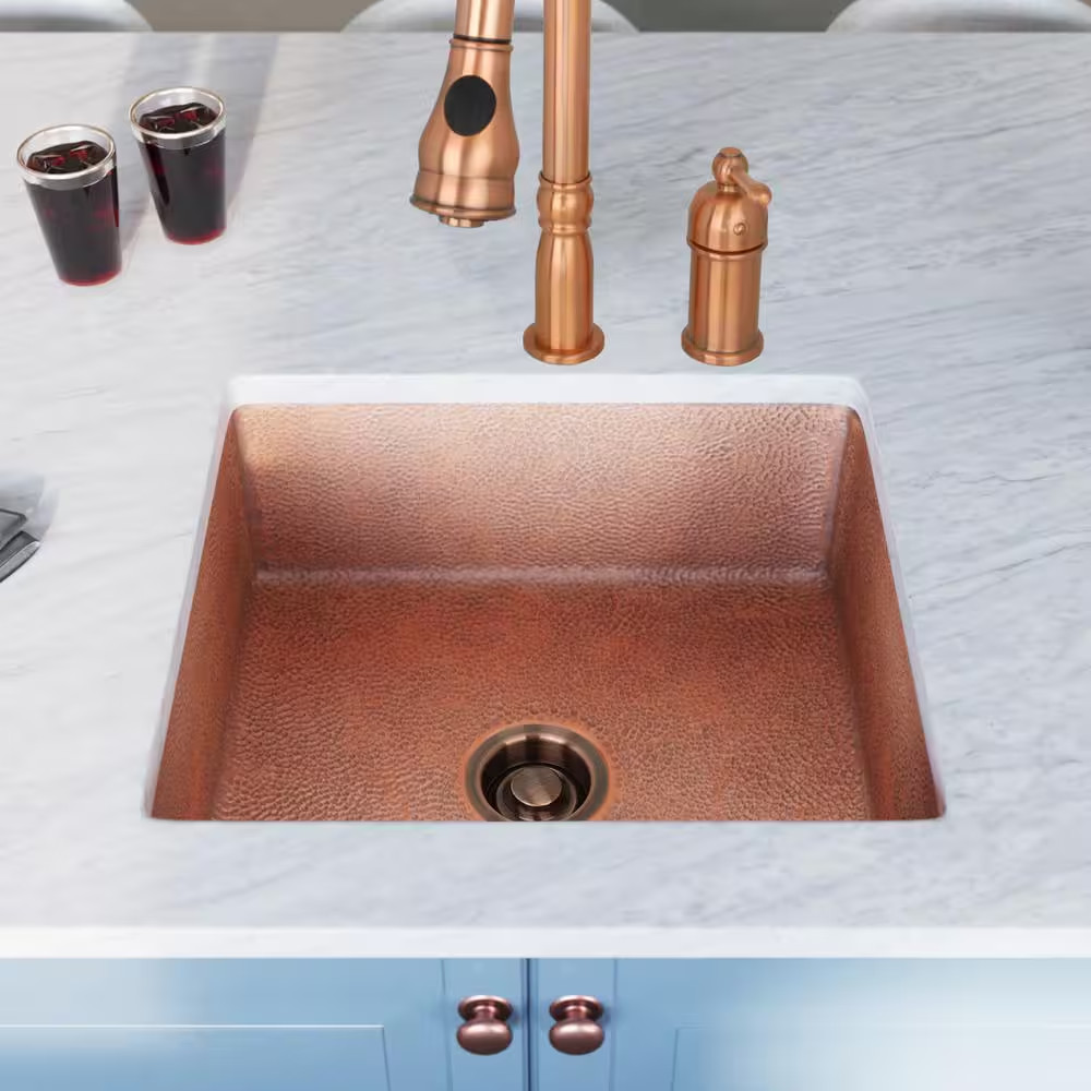 Antique Copper Garbage Disposal Stopper Kitchen Sink Drain