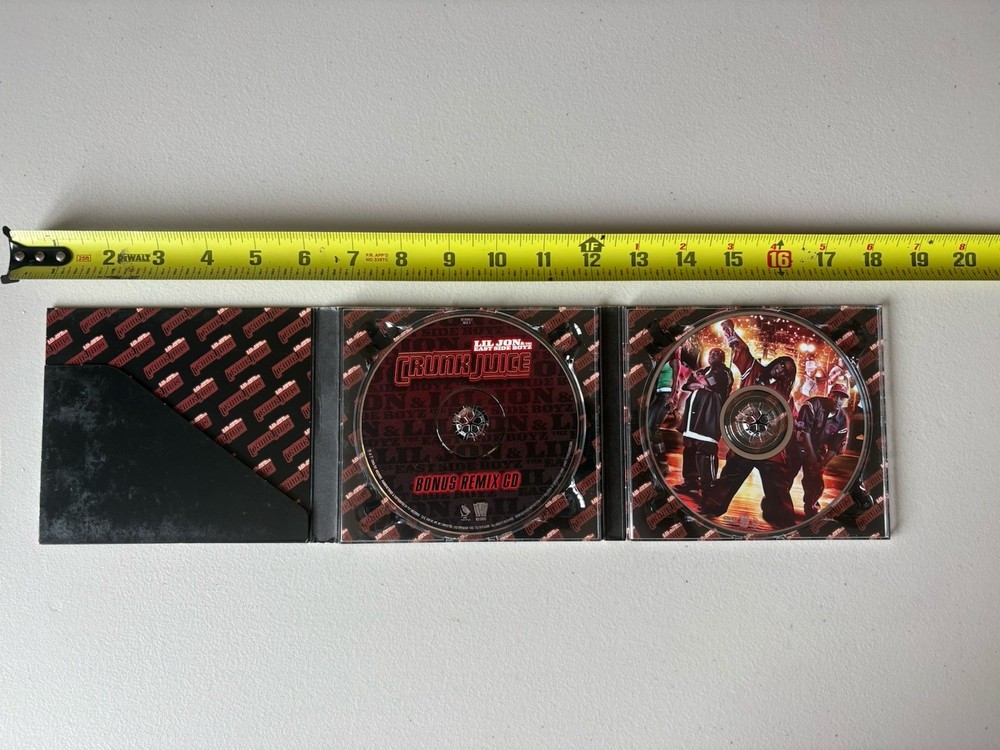 Lil Jon Signed CD Cover Crunk Juice (2) CDs inside BSA COA 574