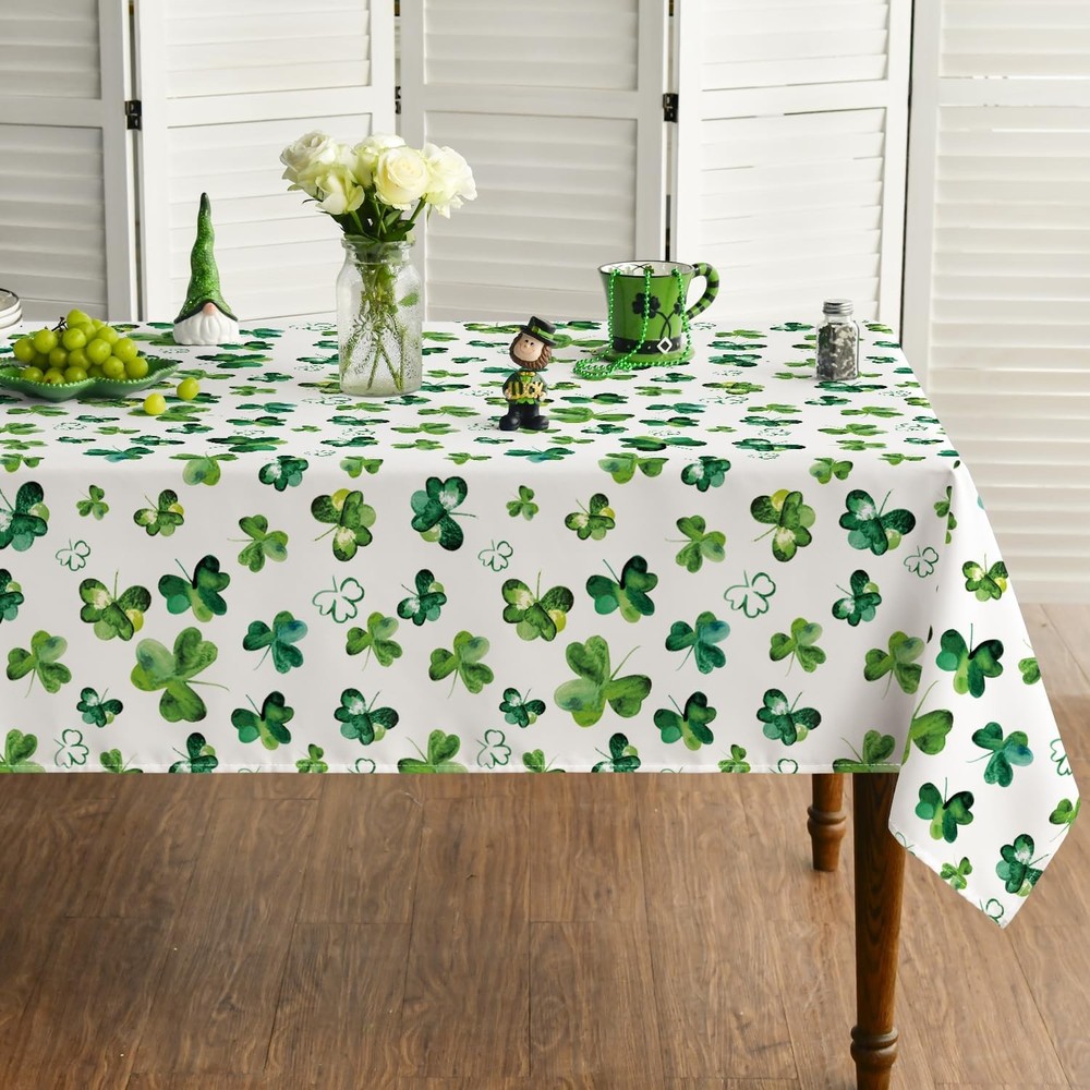 Horaldaily St. Patrick's Day Rectangular 60 x 104 (Rectangular), Green