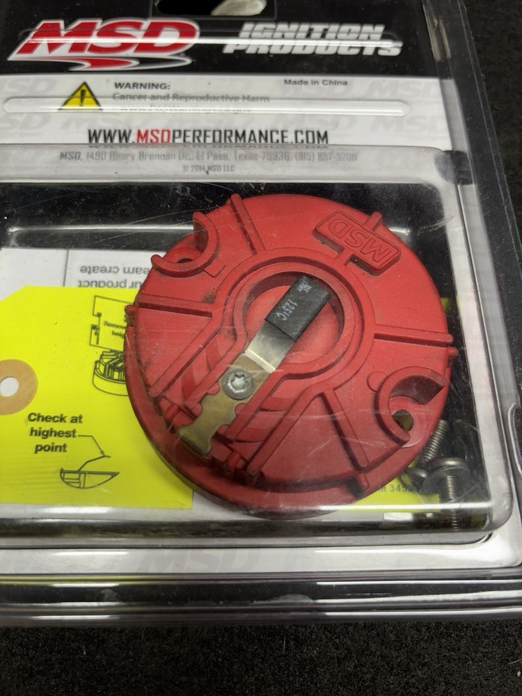 MSD Terminal Cap #8433 And Racing Rotor #8467
