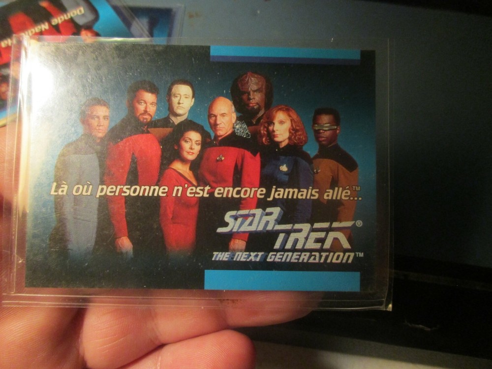 1992 Paramount Star Trek Cover Card 01D - French Version