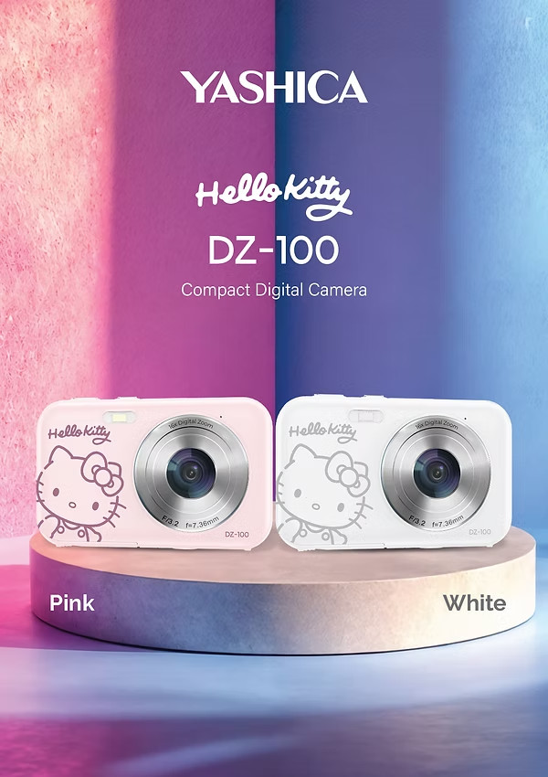 Hello Kitty 50th Anniversary Limited Edition Yashica Compact Digital Camera