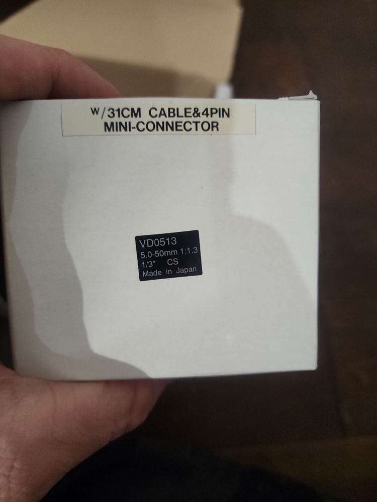 Diebold Preferred YCH-04 Kit Security Camera W/ Computar Lens And Mounting