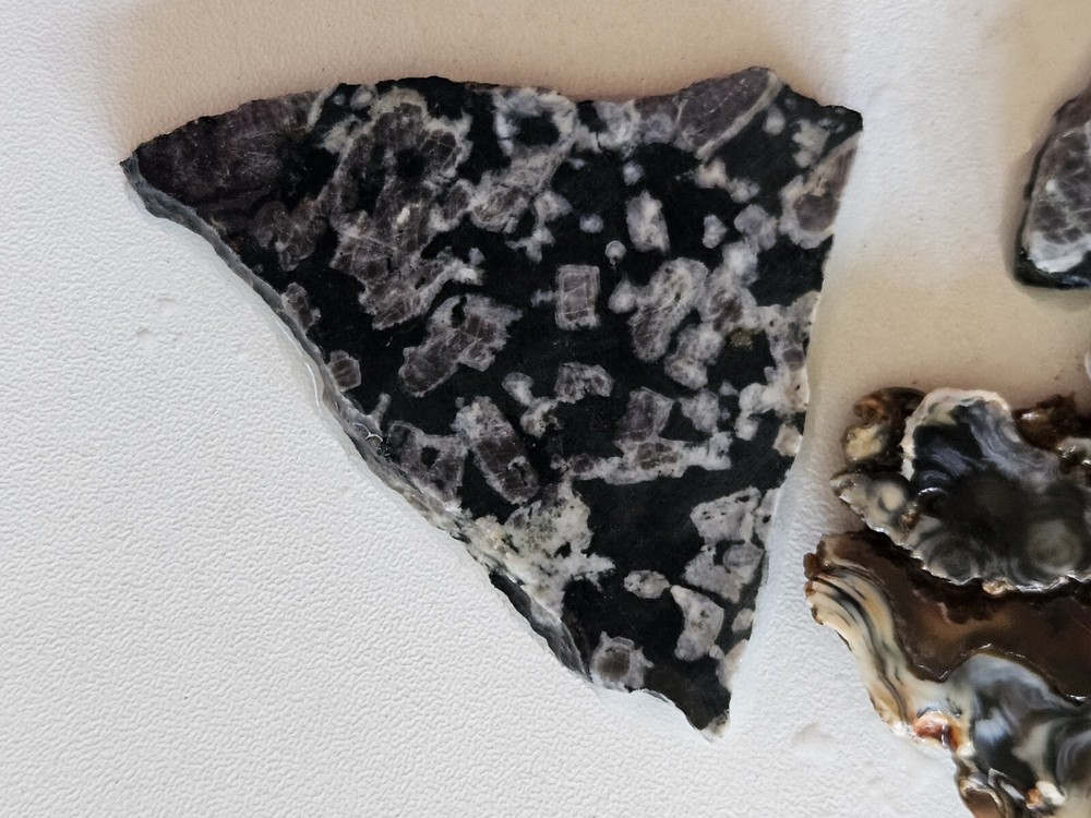 Three Lapidary Slabs 108 Grams