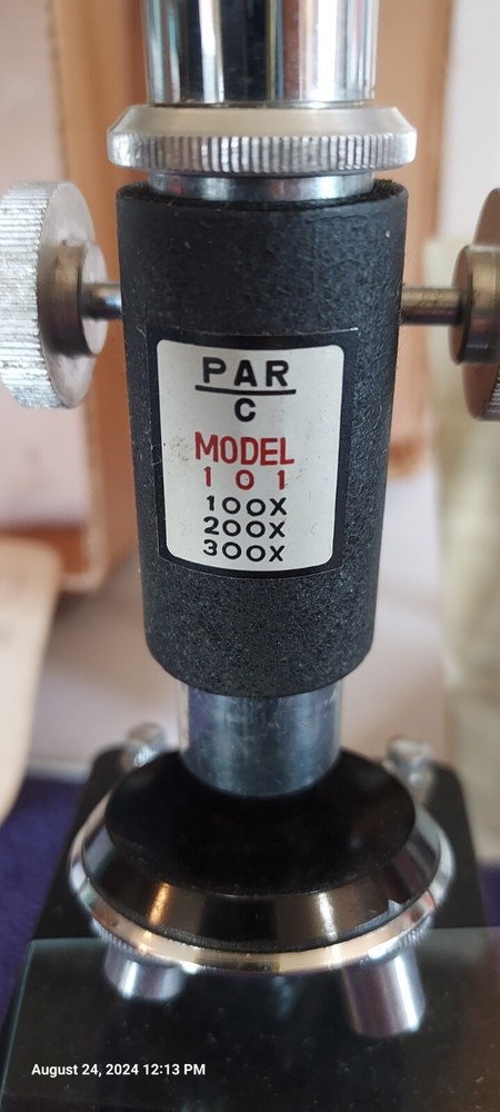 Vintage Par C Model 101 Tiny Microscope