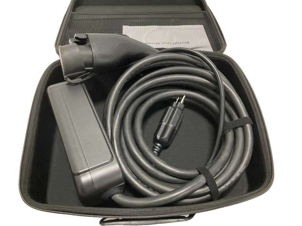 Brlemt EV Charging Cable 240 Volts LED Display 25Ft Cable Portable Cable Box