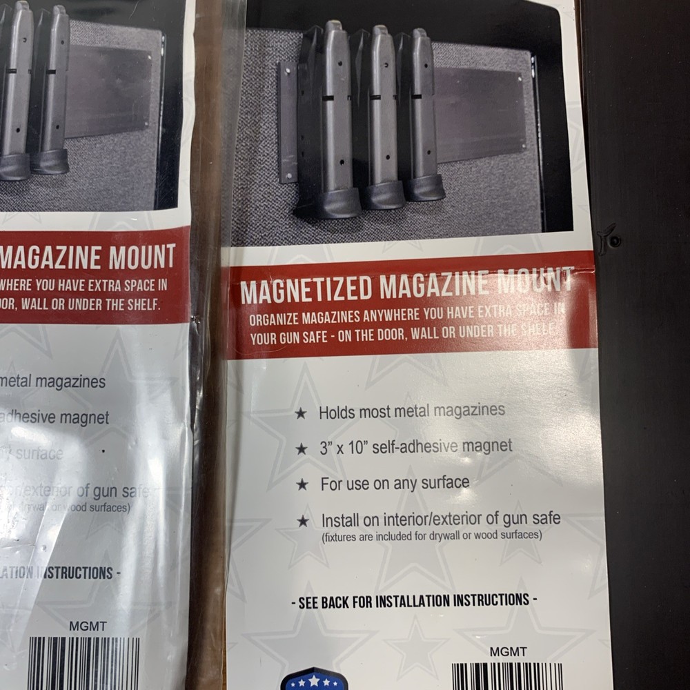 4 Gun Storage Solutions Magazine Mount Magnetized Magazine Mount