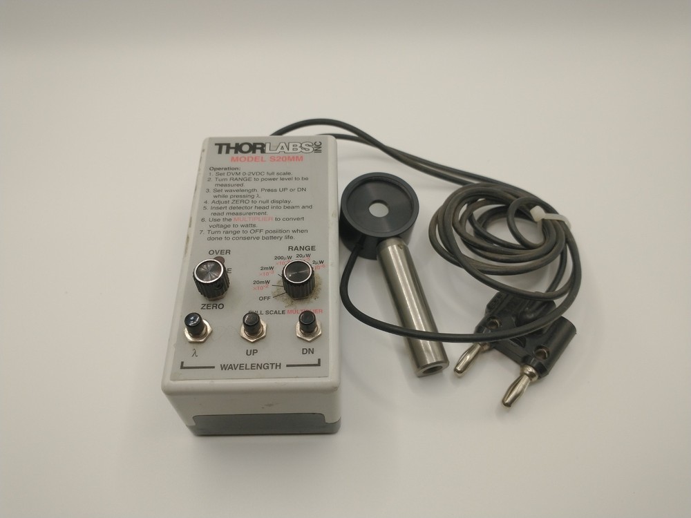 THORLABS S20MM Optical Power Meter
