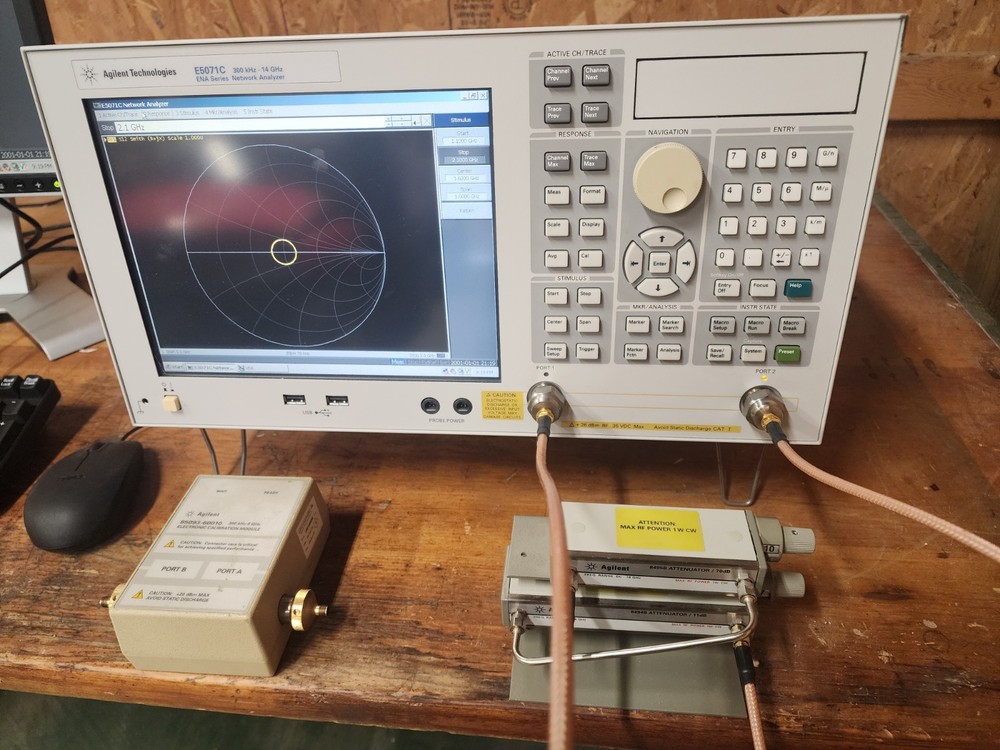 Keysight E5071C Network Analyzer 14GHz 2-Port