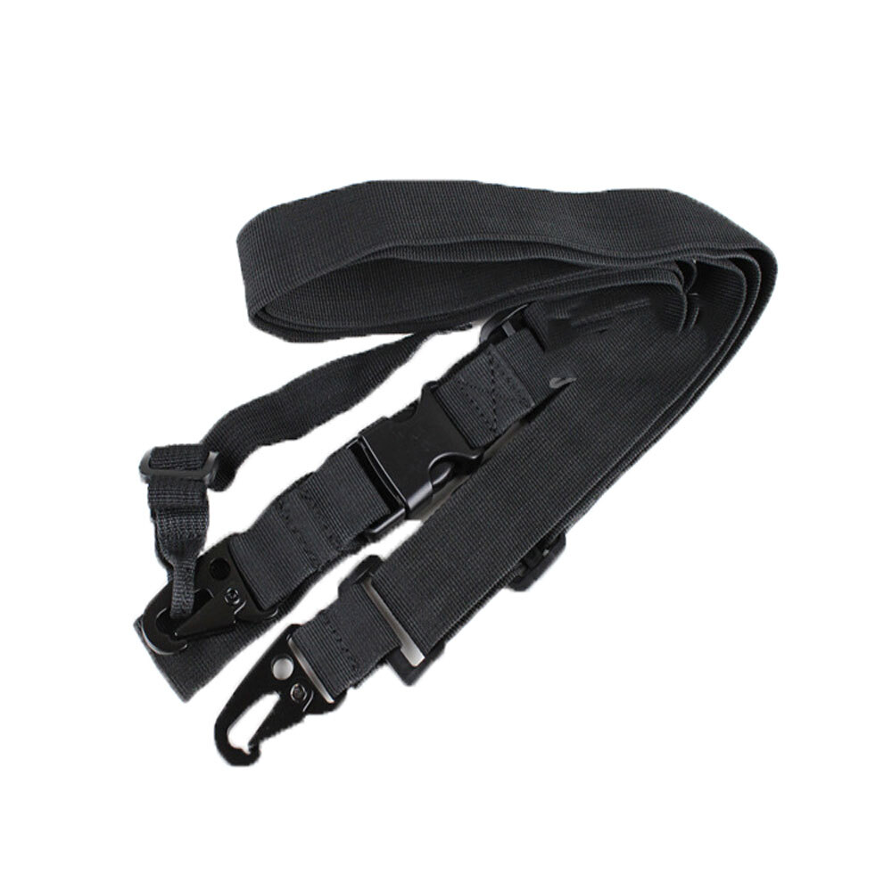 Tactical Three Point Rifle Gun Sling Strap System Airsoft 3 Points Gun Sling