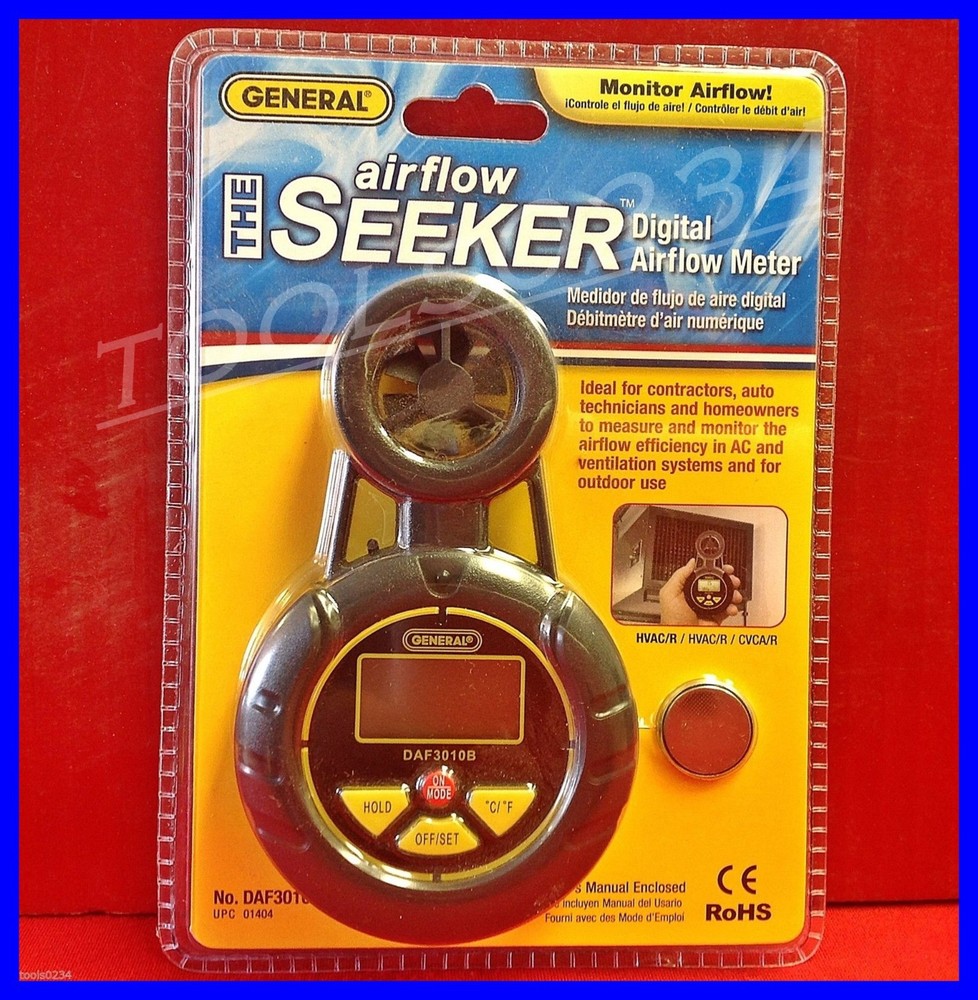 DAF3010B Anemometer Wind Airflow Meter Digital General Tools