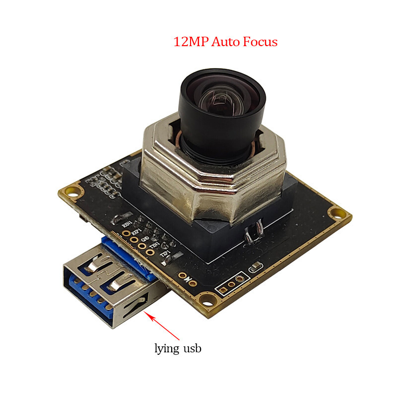 12MP IMX577 USB3.0 Camera Module 4K 100Degree AF/FF Autofocus Low Illumination