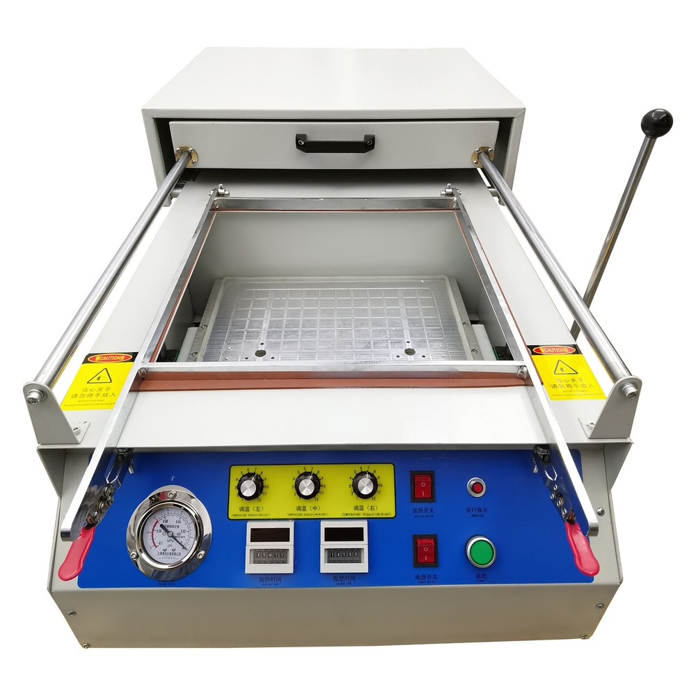 220V Bench Small Vacuum Blister Forming Machine Sample Plastic Suction Machine