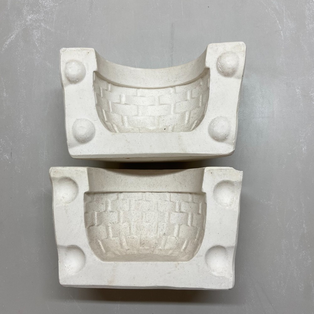 Ceramic Slip Casting Mold Basket Weave Bottom Base